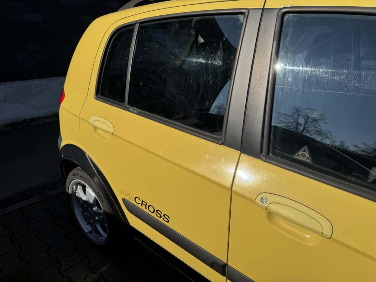 Hyundai Getz Cross original T&uuml;r hinten rechts 3W Willow Green Rohbau Bj.2008